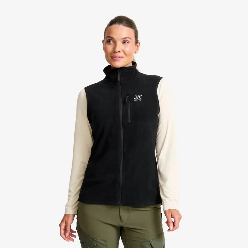 RevolutionRace Hiker Fleece Vest Dame Black