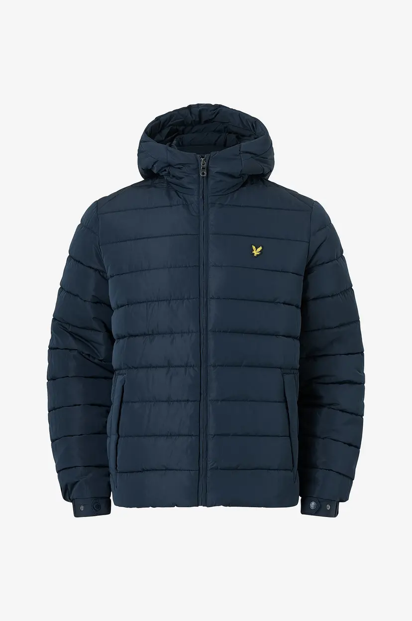 Lyle & Scott Jakke Hooded Quilted Jacket - Blå