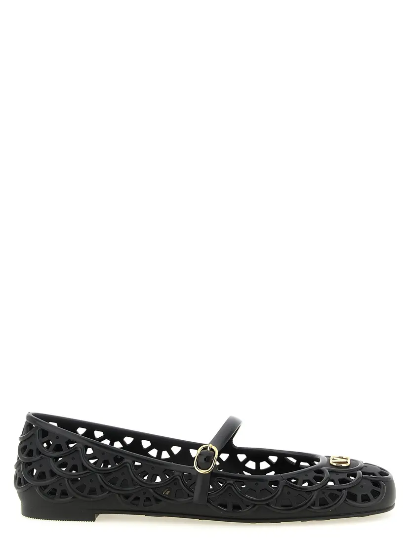 Valentino Garavani Valentino Garavani Ballerinasko – Svart