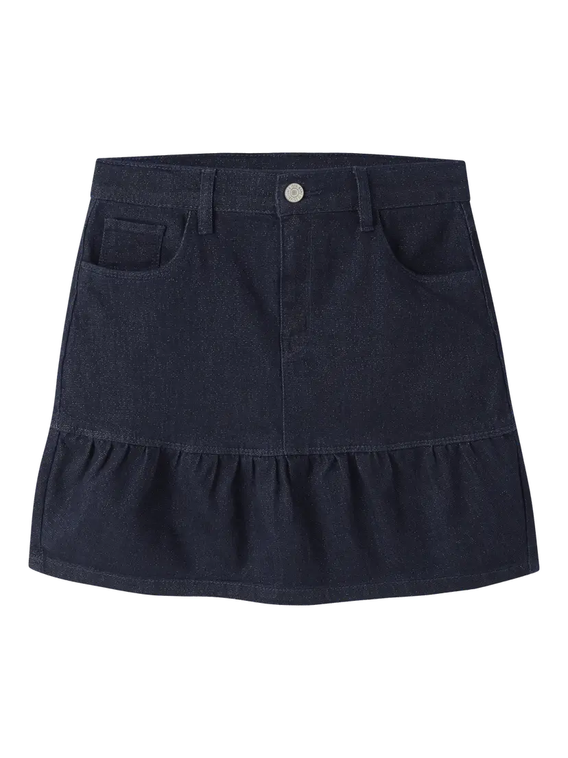 NAME IT Name It - Skjørt Liv Glitter Dark Blue Denim