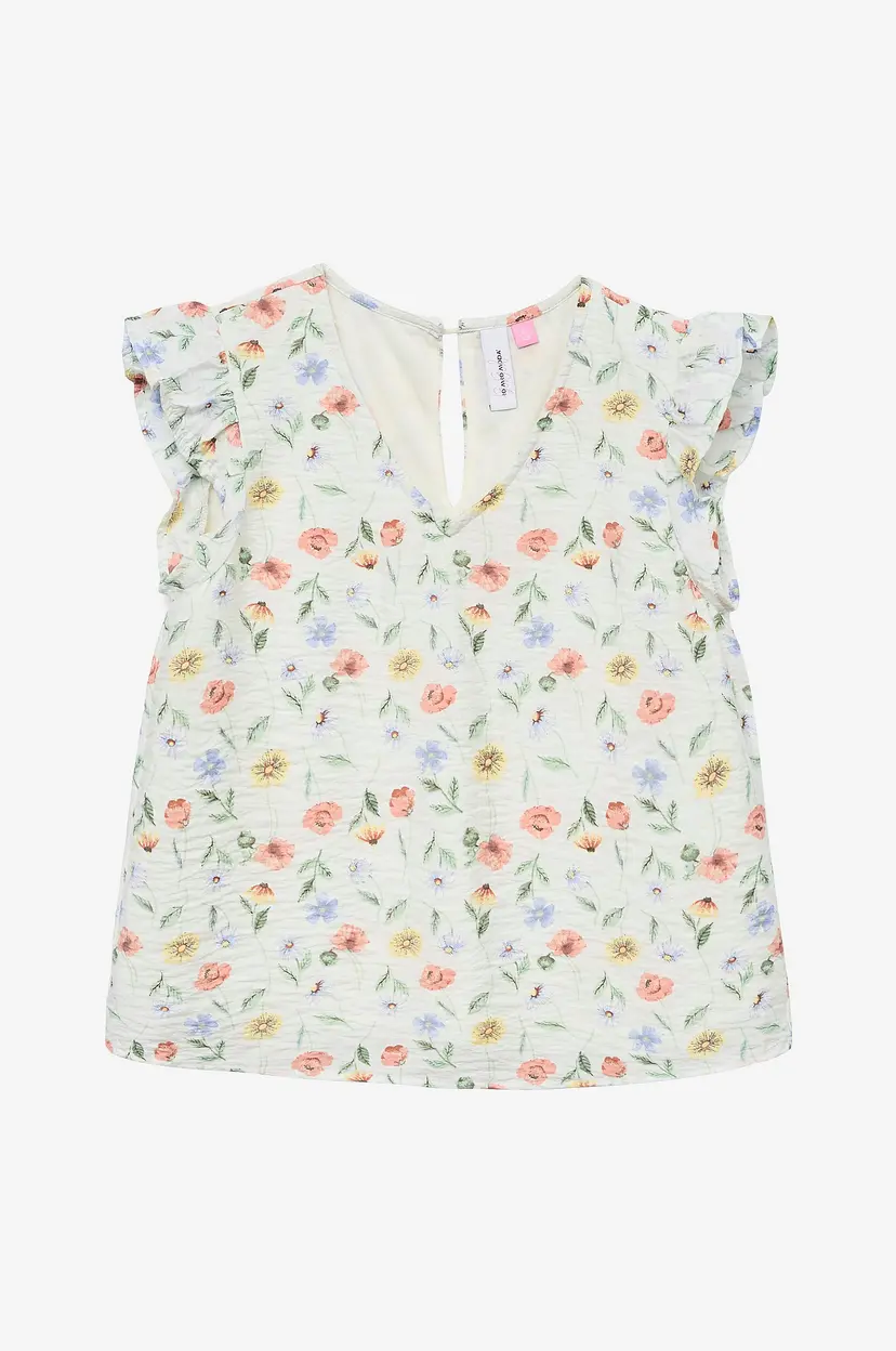 Vero Moda Girl Topp vmJosie Marigold SL Top Wvn Girl - Natur