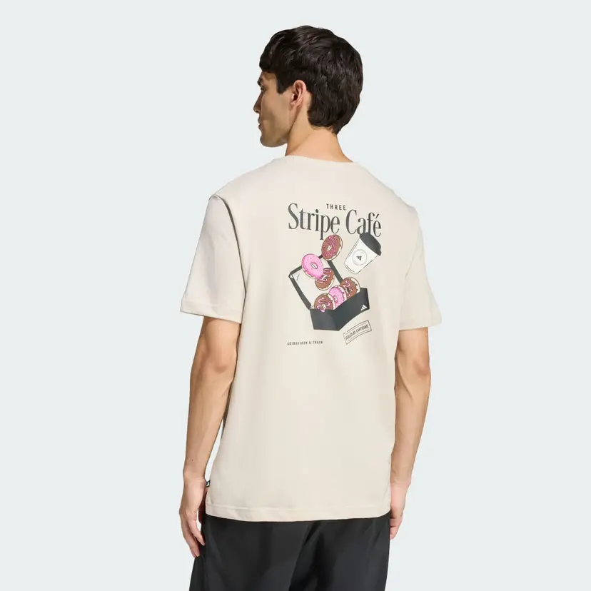 Adidas COFFEE CAFE DONUT BOX GRAPHIC T-SKJORTE