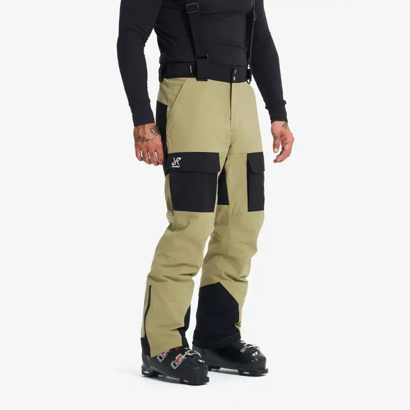 RevolutionRace AccXel Insulated 2L Ski Pants Herre Aloe/Black