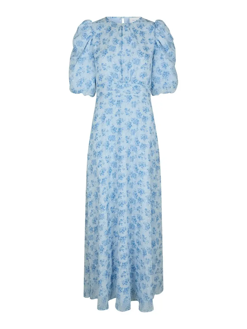 Neo Noir Kikka Chiffon Flower Dress
