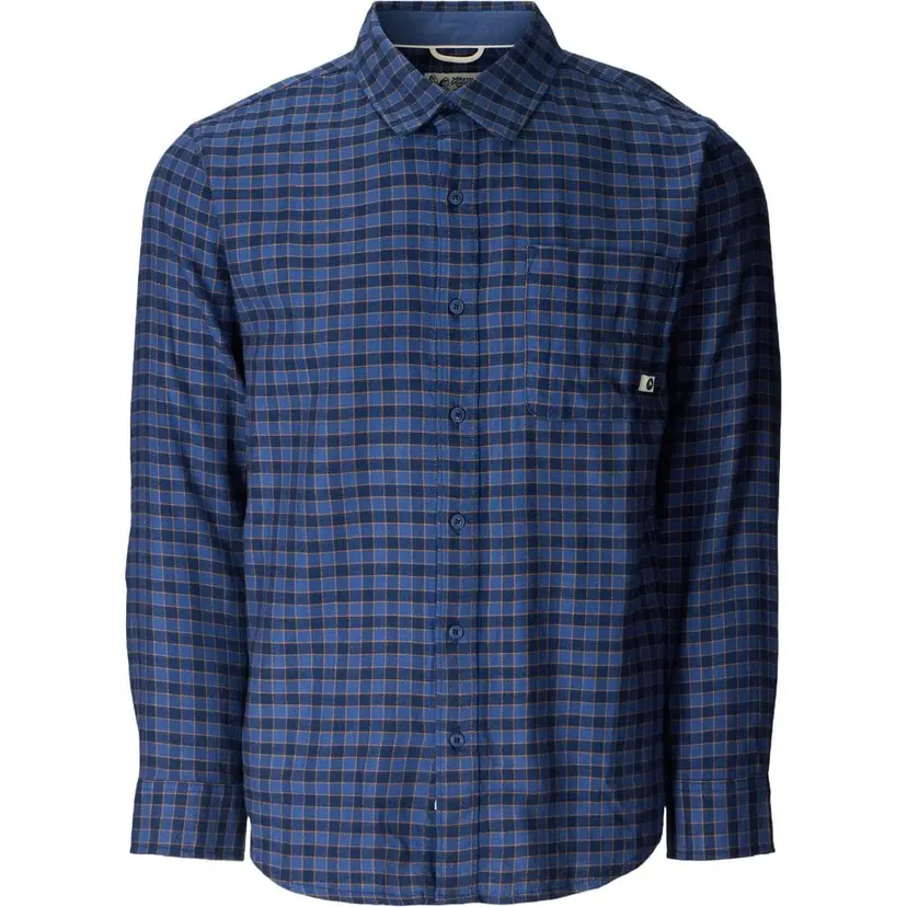 Marmot Marmot Rush Creek Lightweight Flannel Ls Blue Currant Plaid