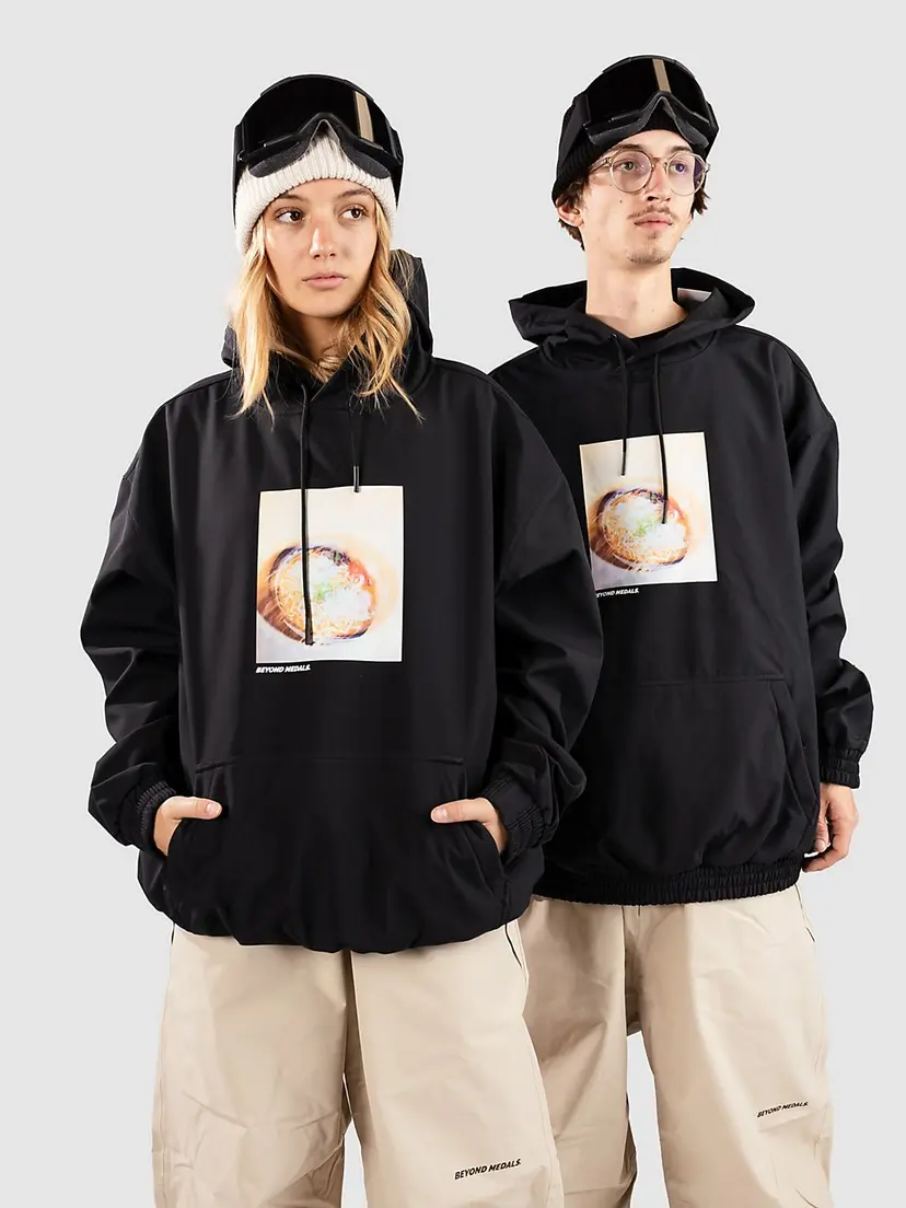 Beyond Medals Beyond Medals Softshell Shred Hoodie svart