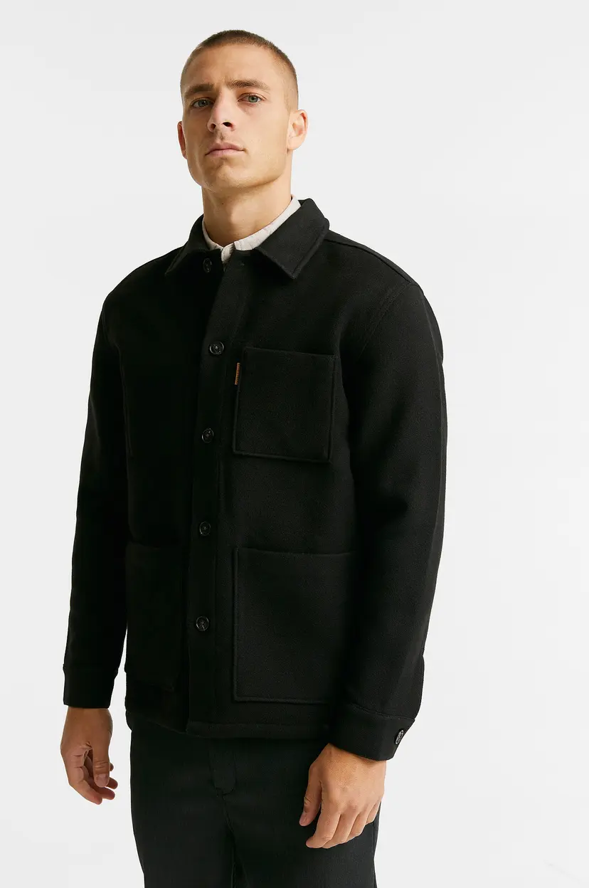 Studio Total Icon Heavy Overshirt - Svart