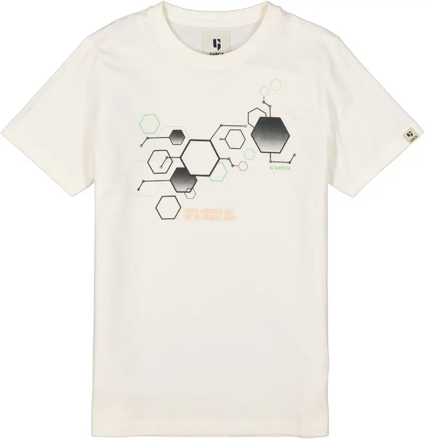 Garcia Garcia T Skjorte A33402 F White (128/134 : 8-9 år)