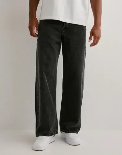 Jack & Jones Jack & Jones Jjidave Jjcooper Am 368 Noos Loose fit jeans Svart