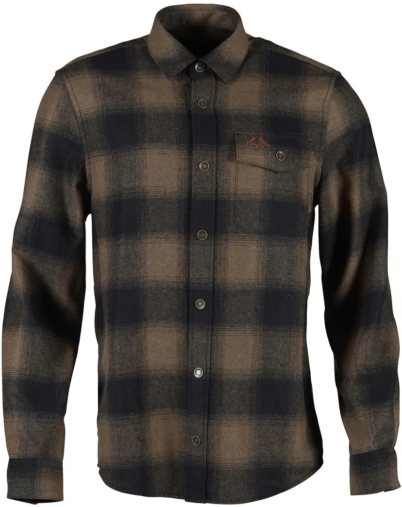 Swedteam Swedteam M's Lynx Wool Shirt Dark Sand