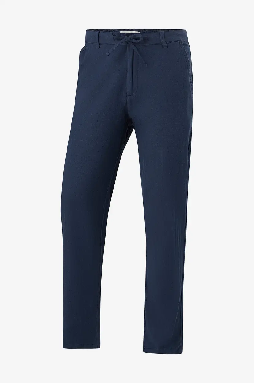 Selected Men Bukser slhSlimtape-Brody 172 Linen Pants - Blå