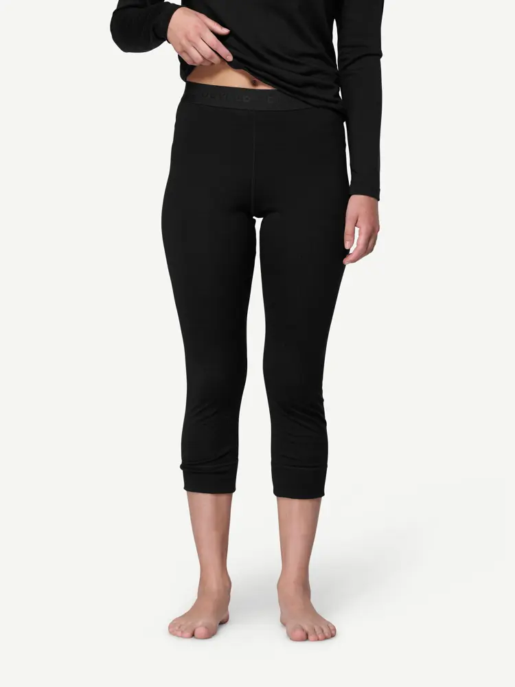 Devold Devold - Breeze Plus Merino 200 3/4 Stilongs Dame - Large - Svart