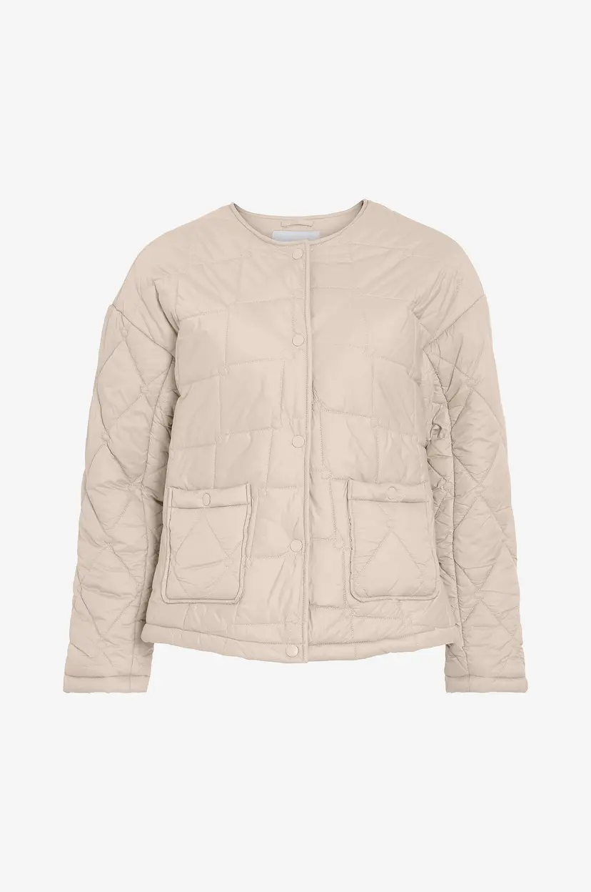 Vila Jakke viSilla L/S Jacket/pb - Beige