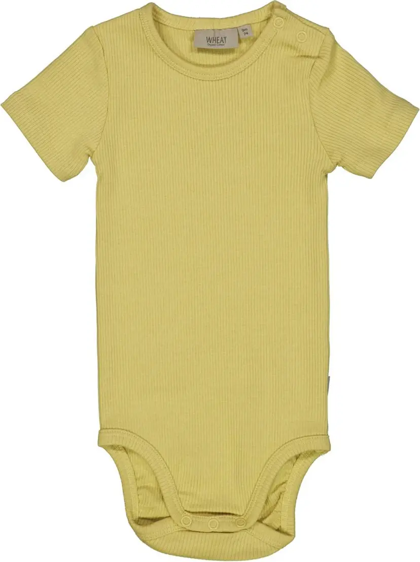 Wheat Wheat Rib Body Plain Ss Moonstone (80 / 1 år)