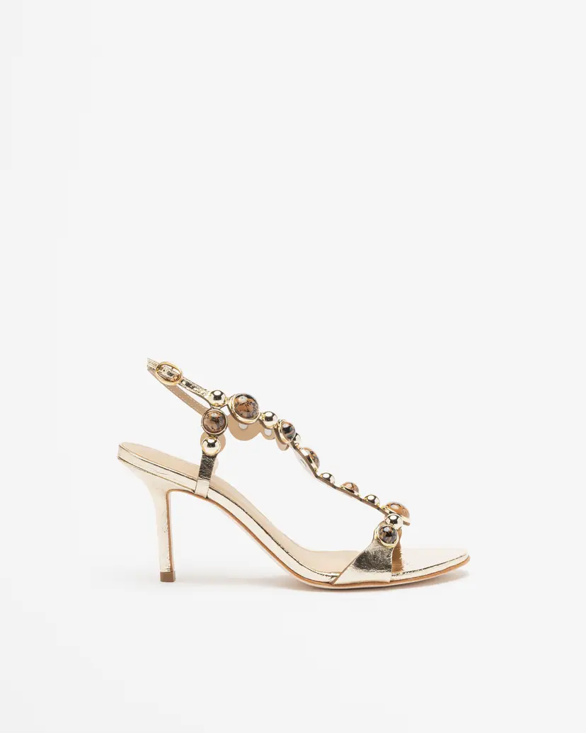 PROF PROF 24-101333 Golden High Heeled sandals