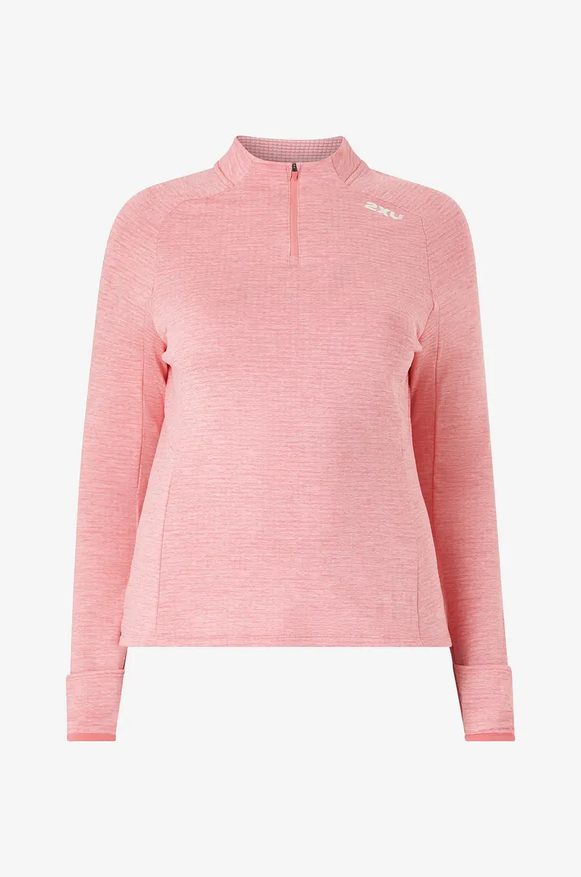 2XU Funksjonsgenser Ignition 1/4 Zip - Rosa
