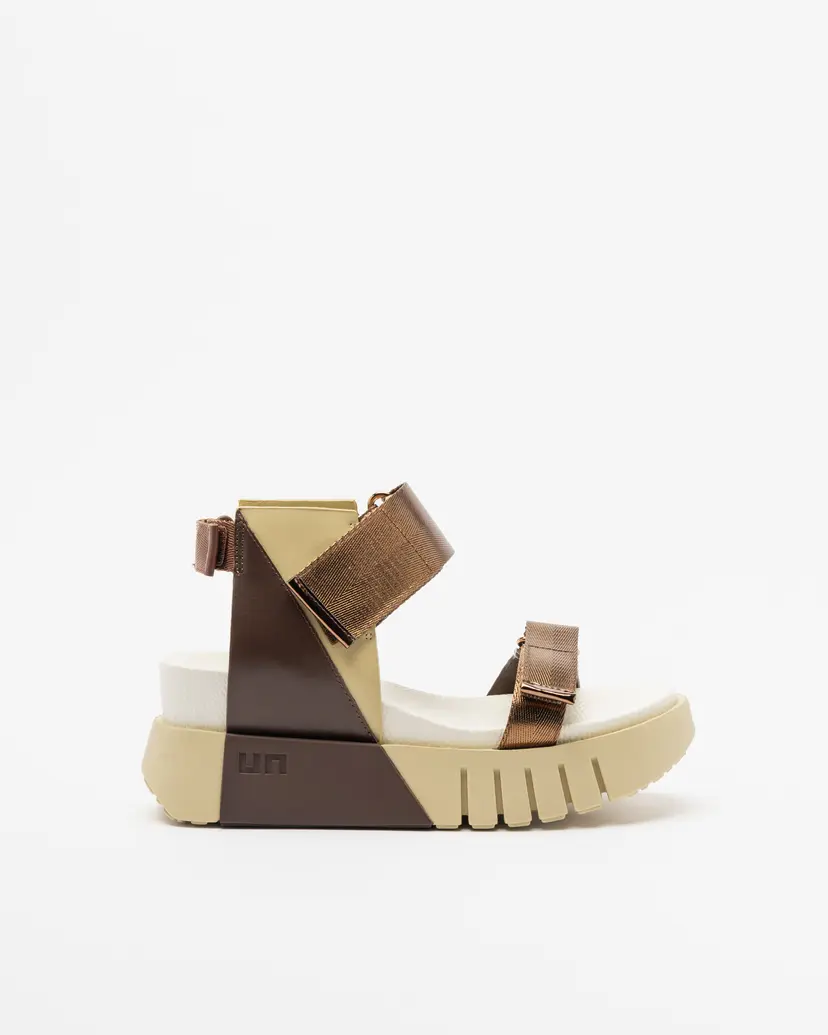 United Nude United Nude DELTA RUN Bronze Platform sandals