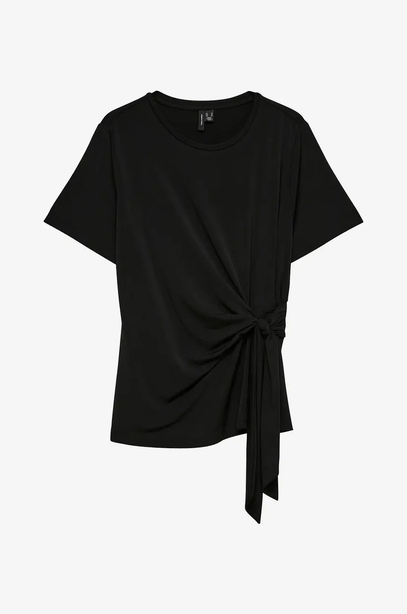 Vero Moda Topp Vmjill Ss Top Jrs - Svart