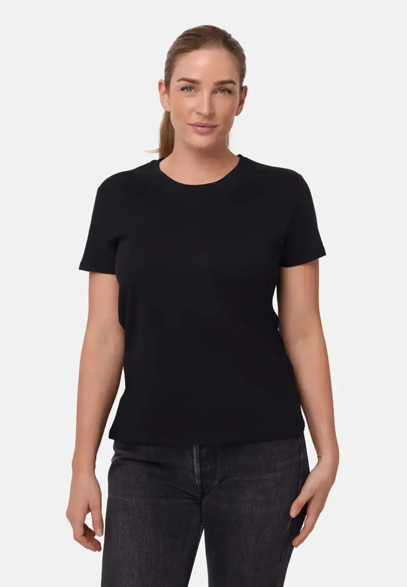 DANISH ENDURANCE DANISH ENDURANCE Sort T-SHIRT, Modal og 50% økologisk bomuld, S
