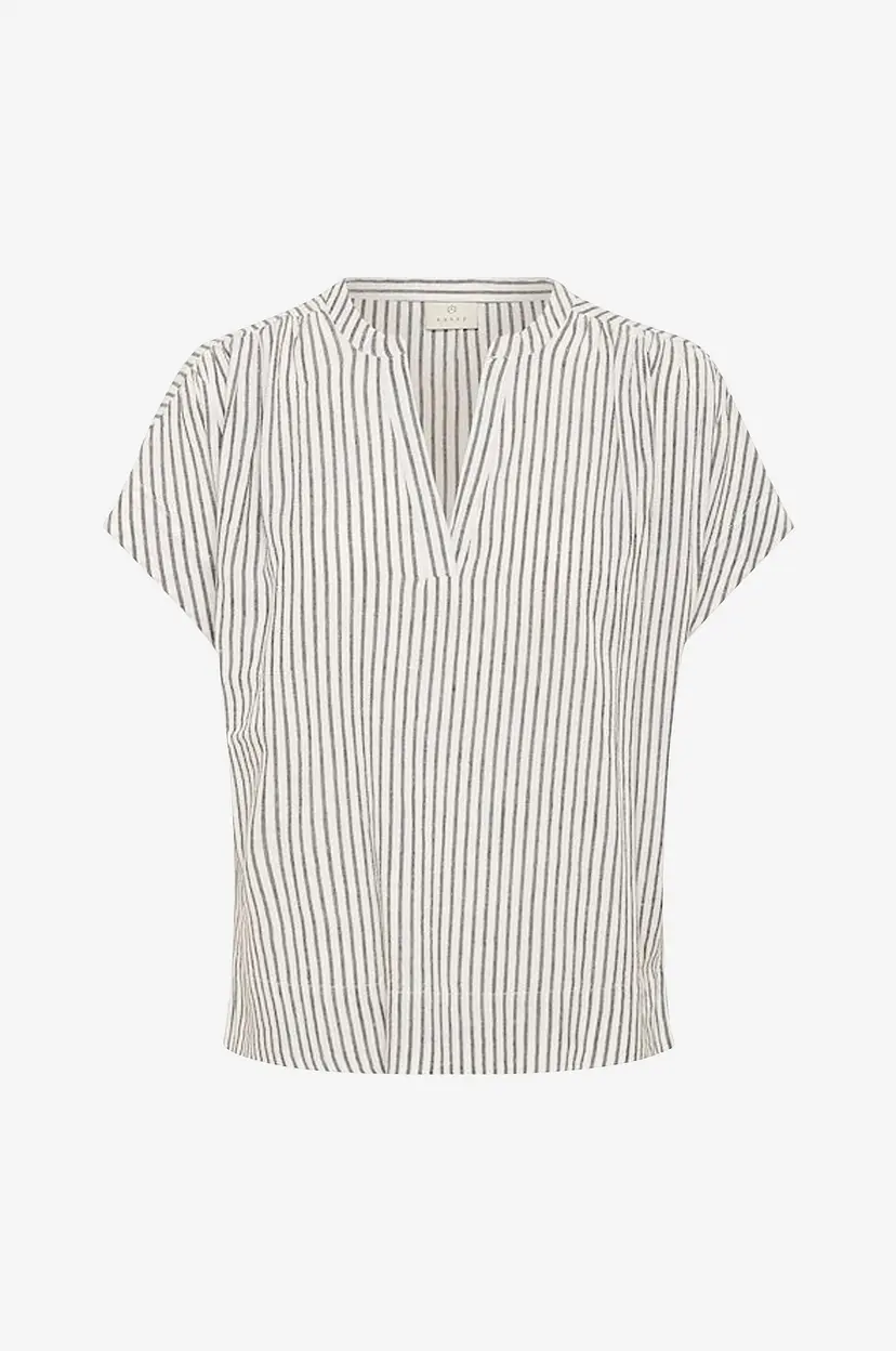 Kaffe Bluse kaMilia Wing SL Blouse - Hvit