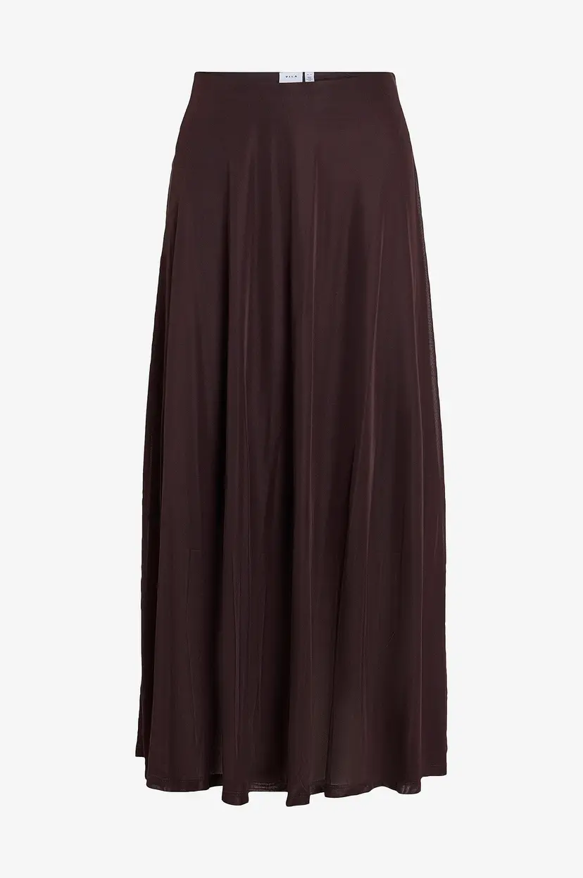 Vila Skjørt viKarfa HW Midi Skirt - Brun