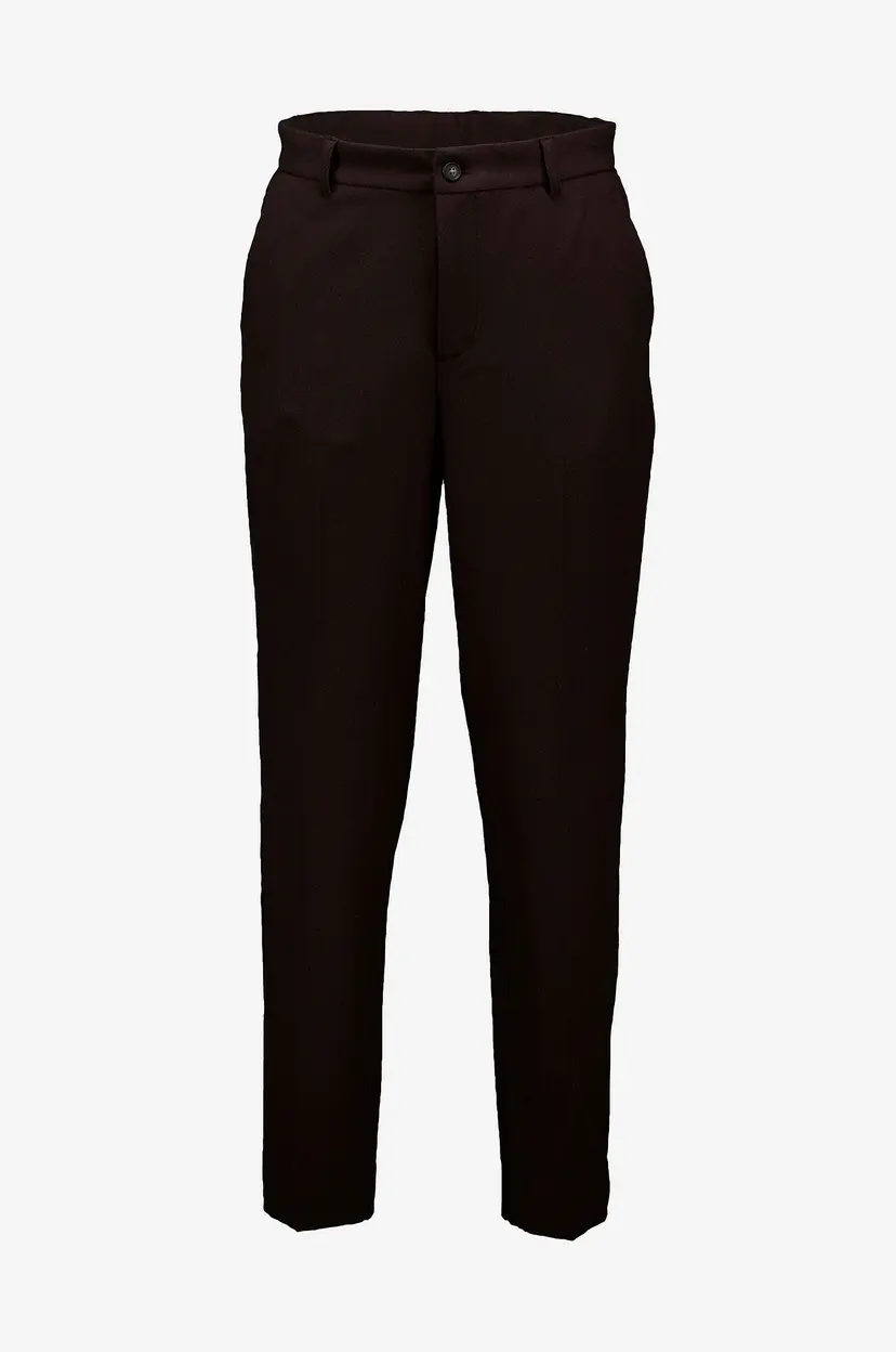 Lindbergh Dressbukser Superflex brushed melange pant - Brun