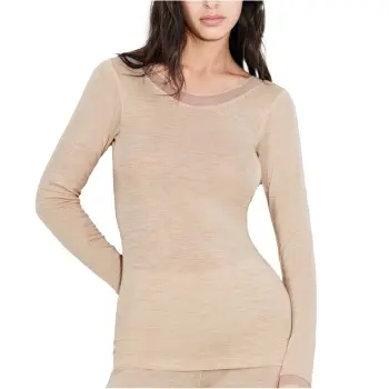 Femilet Femilet Juliana Long Sleeve Benhvit merinoull Dame