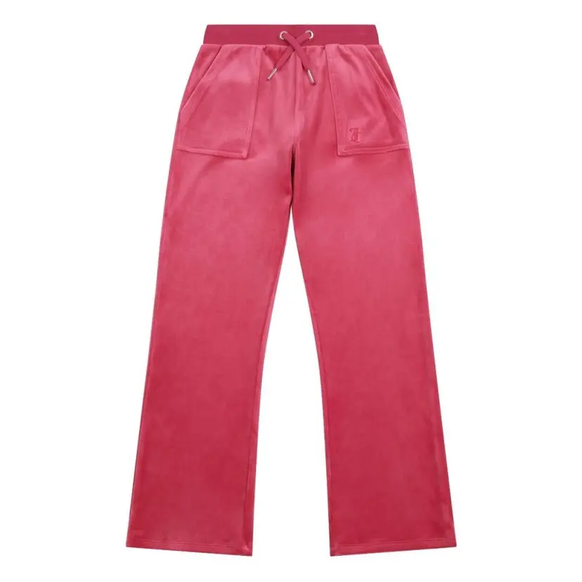 Juicy Couture Juicy Couture - Bukse Tonal Wide Leg Jogger Sangria