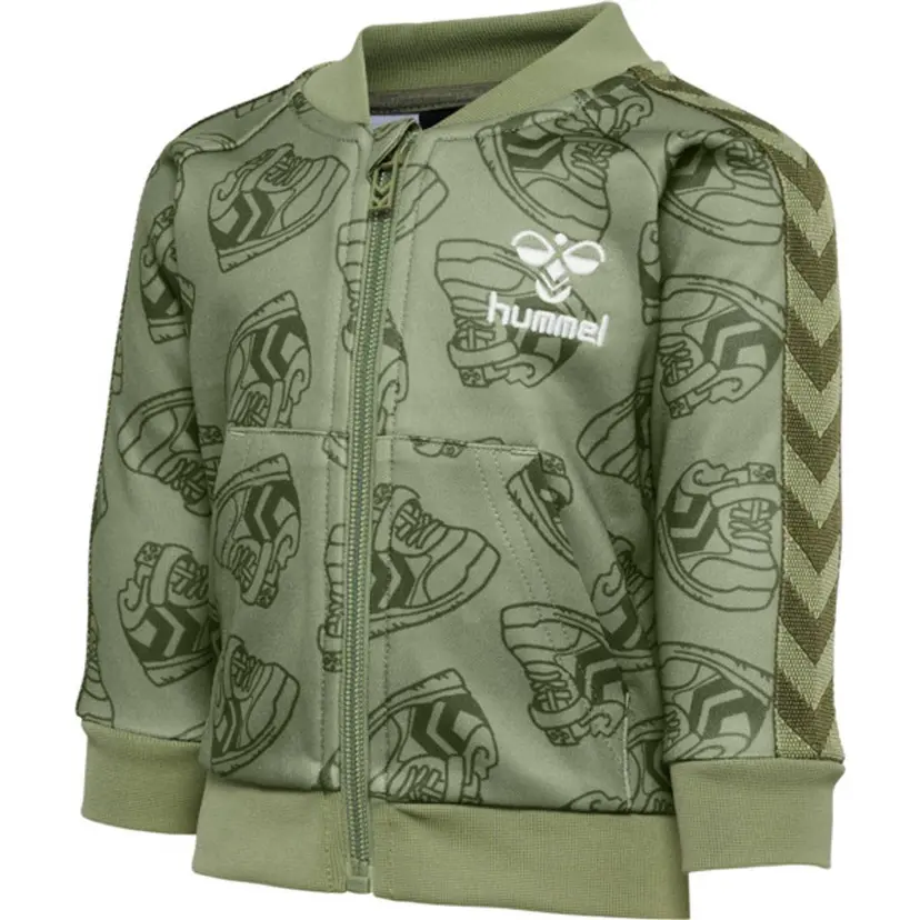 Hummel Hummel Sneaker Zip Jacket Oil Green (80 / 1 år)