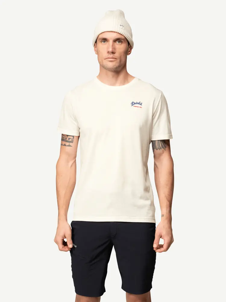 Devold Devold - Classic Script T-skjorte Herre - Large - Hvit