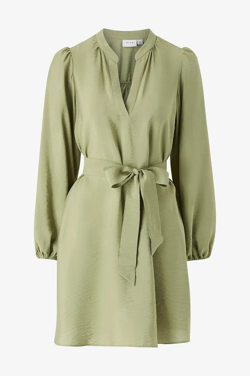 Vila Kjole viPandy L/S Short Dress - Grønn