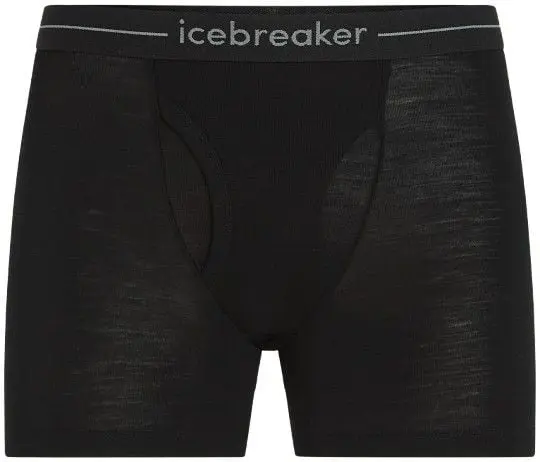 Icebreaker Icebreaker M's 175 Everyday Boxers w Fly Black