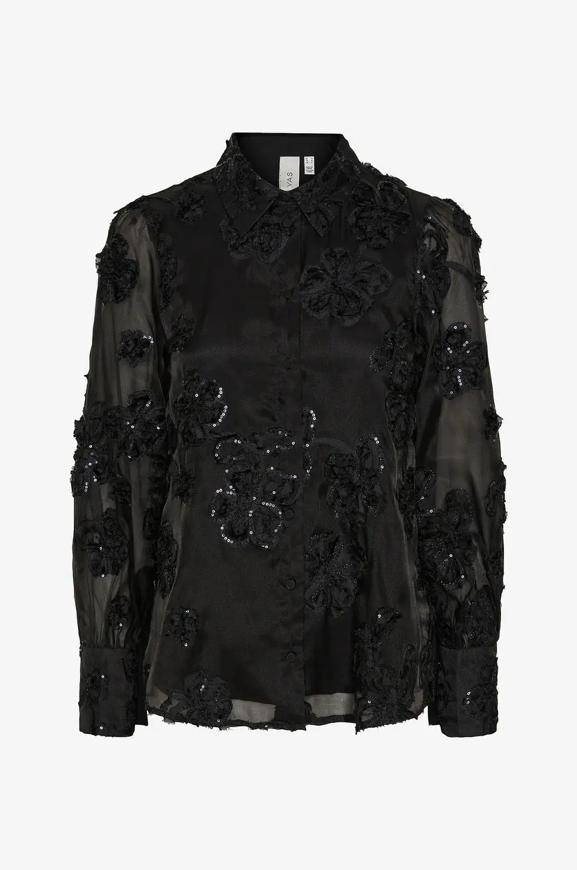 Y.A.S Bluse yasFrima LS Shirt - Svart