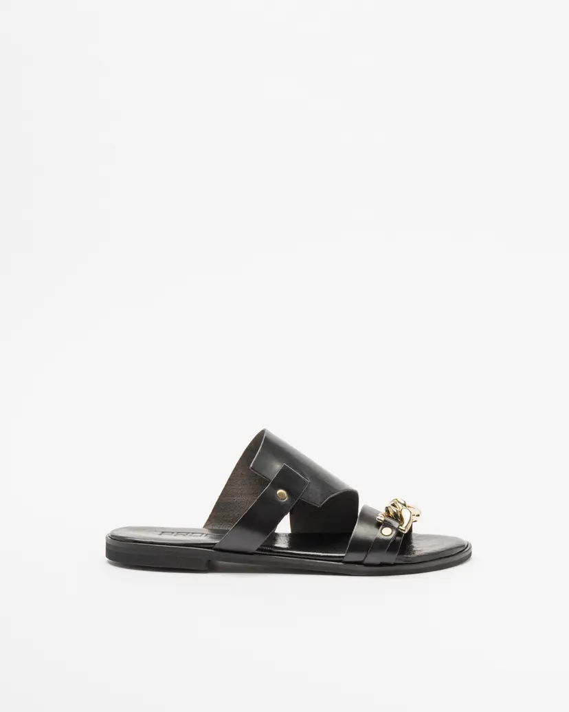 PROF PROF A9 Black Slide sandals