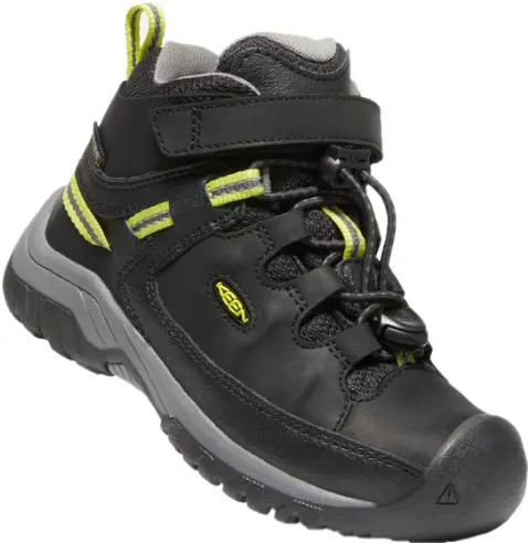 Keen Footwear Keen Footwear Kids Targhee Mid Waterproof Black/Steel Grey