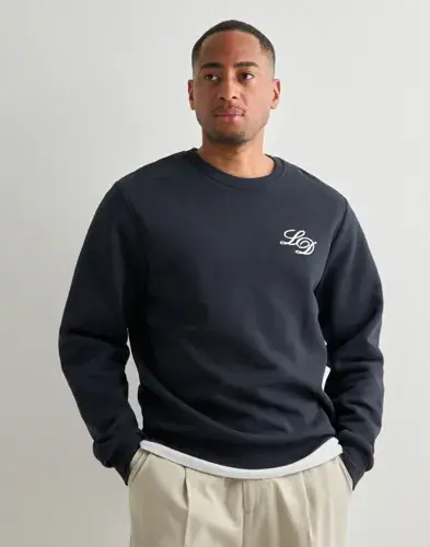 Les Deux Les Deux LD Sweatshirt Collegegensere Blå