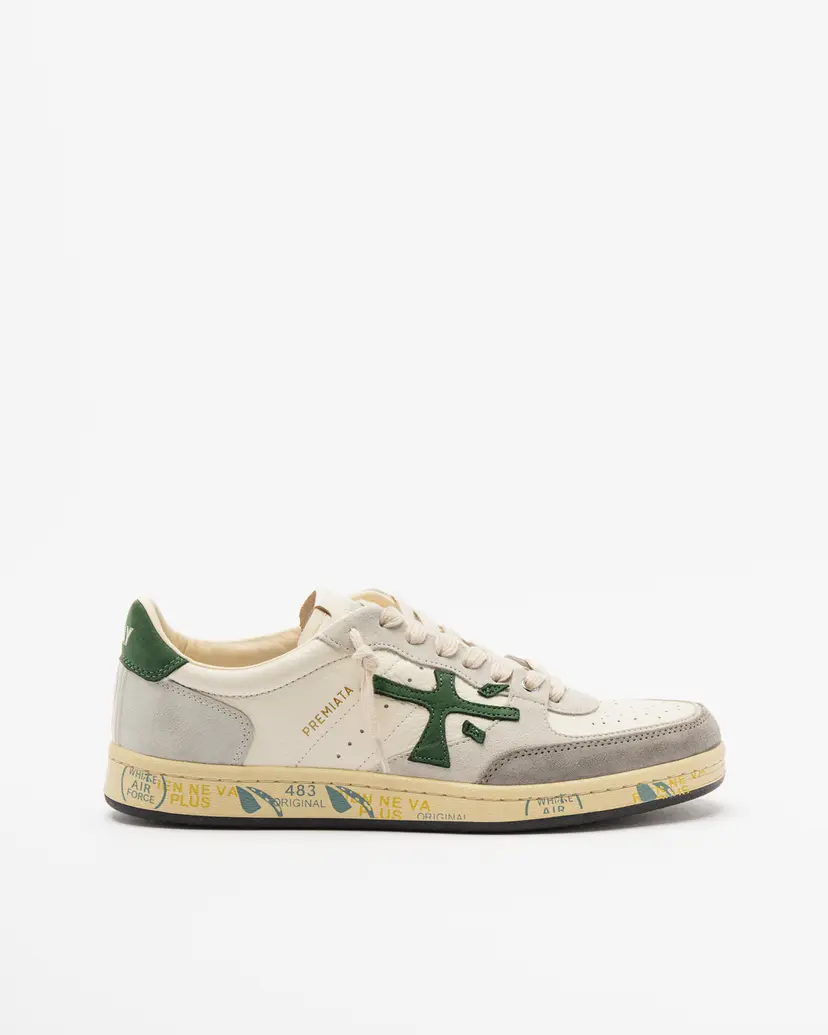 Premiata Premiata BSKTCLAY 7623 White White sneakers