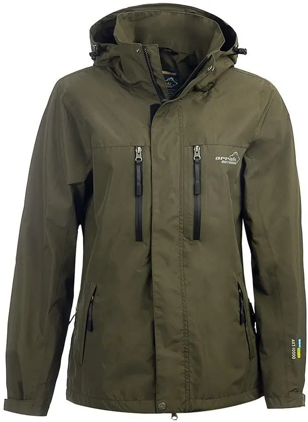 Arrak Outdoor Arrak Outdoor Arrak W's Rain Jacket Olive