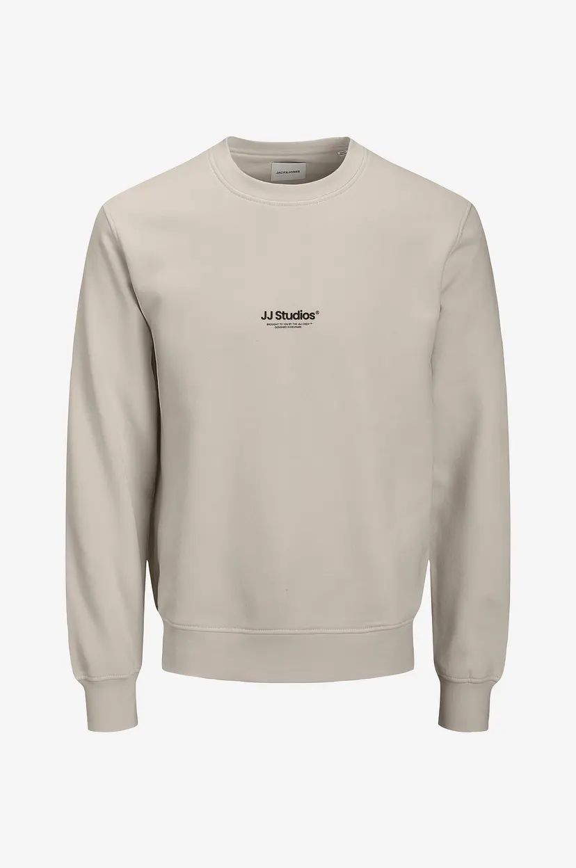 Jack & Jones Junior Collegegenser jjeSoho Sweat Crew Neck SN Jnr - Beige