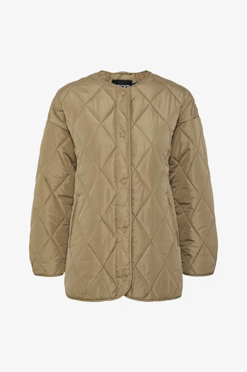 Pieces Jakke pcStella Quilted Jacket - Beige