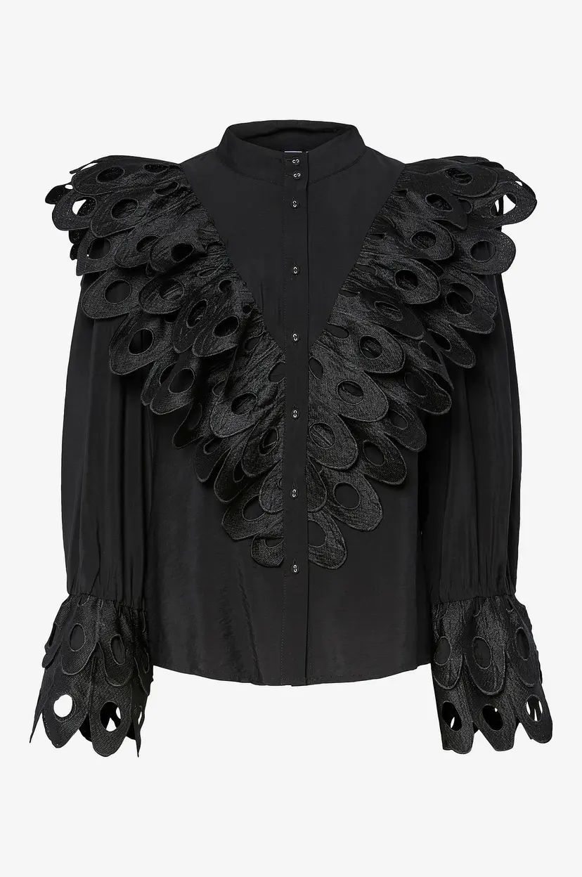 Y.A.S Bluse yasTonga LS - Svart