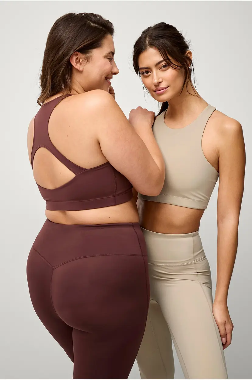 Ellos STUDIO Sports-BH Studio Bra High Neck Core - Beige