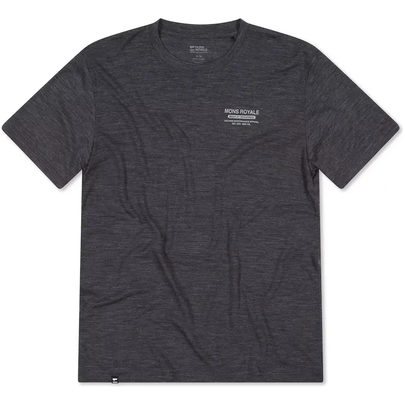 Mons Royale Mons Royale Zephyr Merino Tencel T-Shirt Smoke