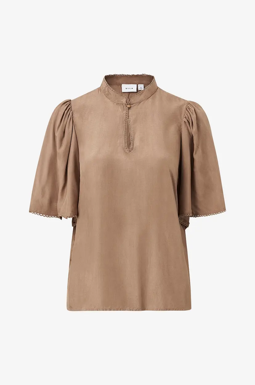 Vila Bluse viTanne 2/4 Top - Brun