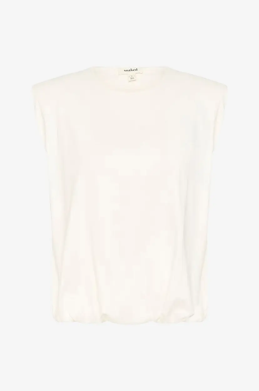 Soaked In Luxury Topp slJina Balloon Tank Top - Hvit