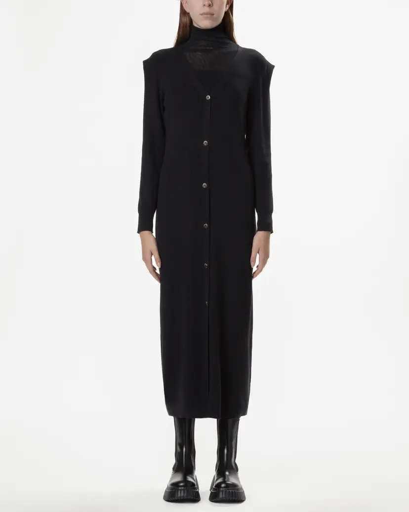 Lola Casademunt Lola Casademunt MF2416013 Black Shirt dress
