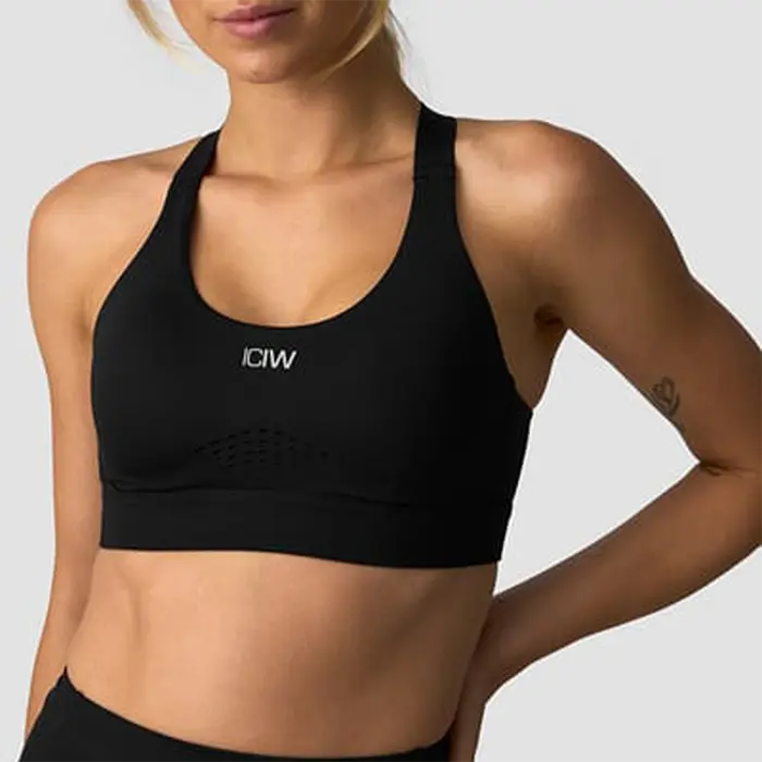 ICANIWILL Essential Sport-BH Svart