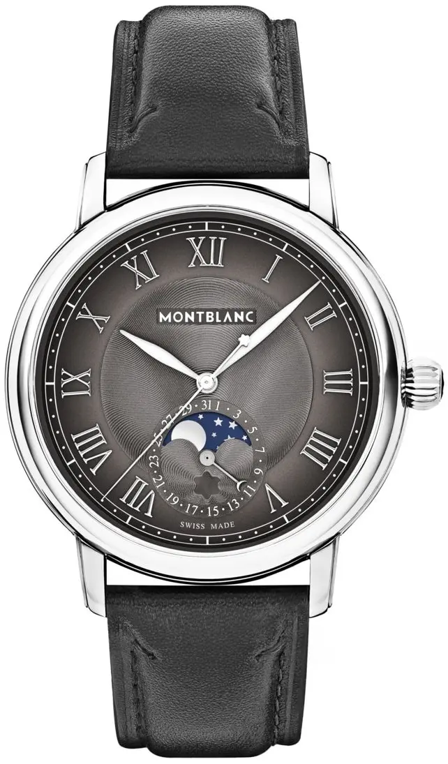 Montblanc Montblanc Herreklokke 134297 Star Legacy Grå/Lær Ø42 mm