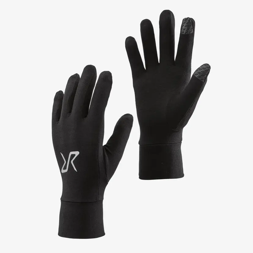 RevolutionRace Wool Liner Glove Unisex Black