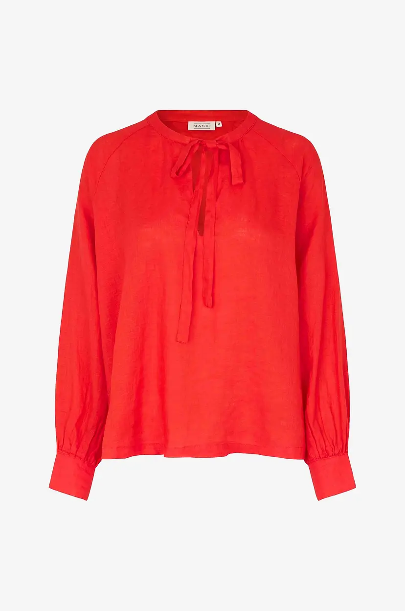 Masai Linbluse Dortea - Rød